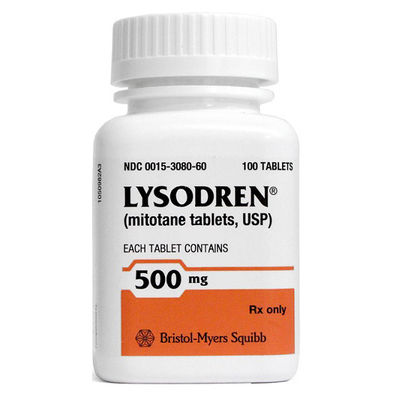 Beli Tlph、BMS Mitotane Lysodren 500mg*100 tablet Karsinoma korteks adrenal untuk kanker stadium 1 2 3 online manufacture