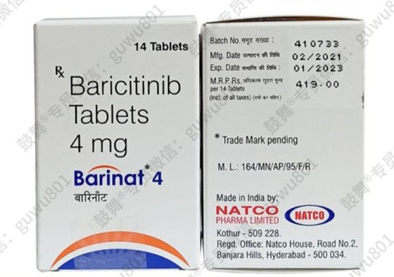 Beli Natco Baricitinib - Barinat 4mg*14 tablet Rematoid artritis (RA), spondilitis ankilosa (AS), psoriasis, dermatitis atopik, Cocok untuk fase pengobatan online manufacture