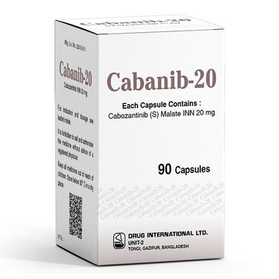 Beacon Cabozantinib XL-184 Cabozanix 60mg*30 tablet Kanker ginjal, kanker tiroid, kanker hati, sarkoma jaringan lunak, kanker paru-paru non-sel kecil, kanker prostat, kanker payudara, kanker ovarium,