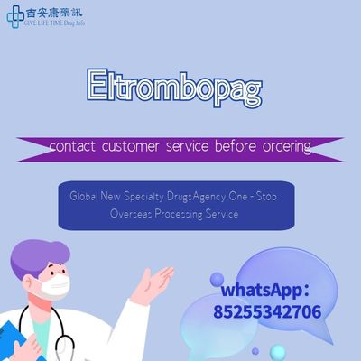BeaconEltrombopag -Elbonix 25mg*28 tablet/ botol (kotak)/50mg*28 tablet/ botol Thrombocytopenia untuk kanker paru stadium 1 2 3