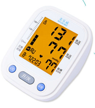 Tipe lengan Sphygmomanometer Elektronik Tipe Lithium / Tipe kering